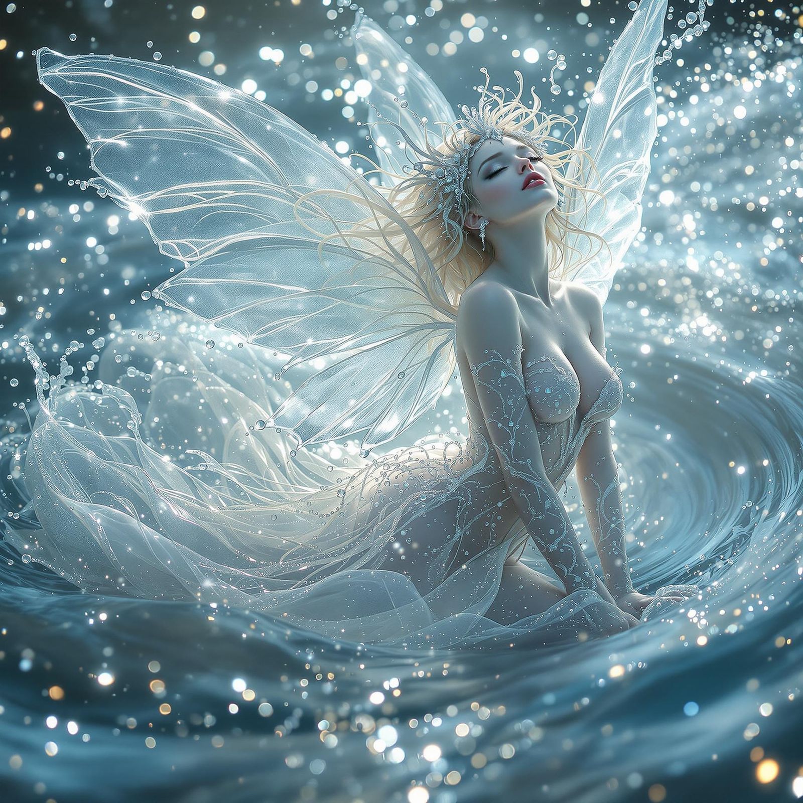 Luminous Water Fairy Saving Travelers