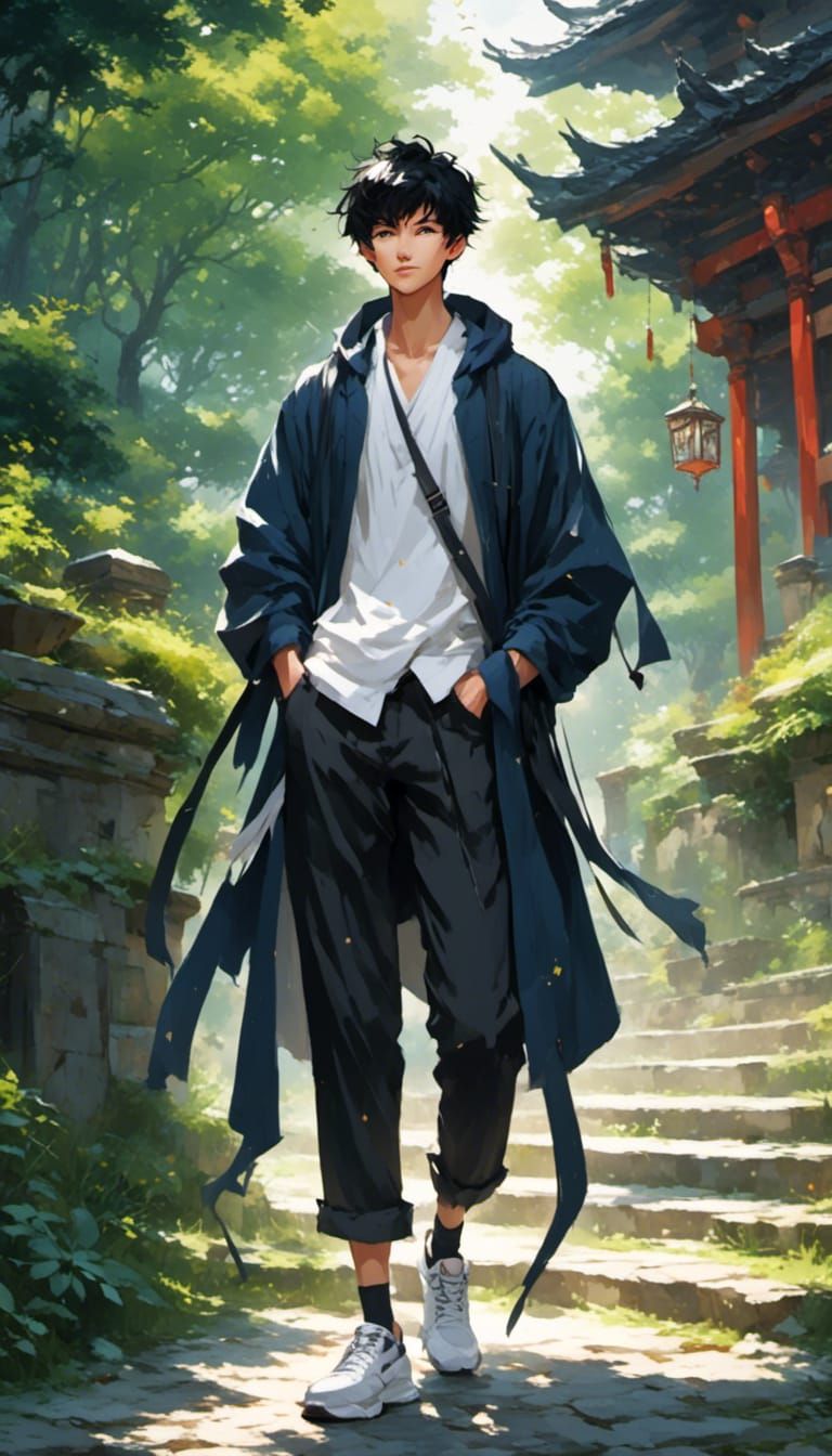 Anime Style Portrait of Feng Shui Student