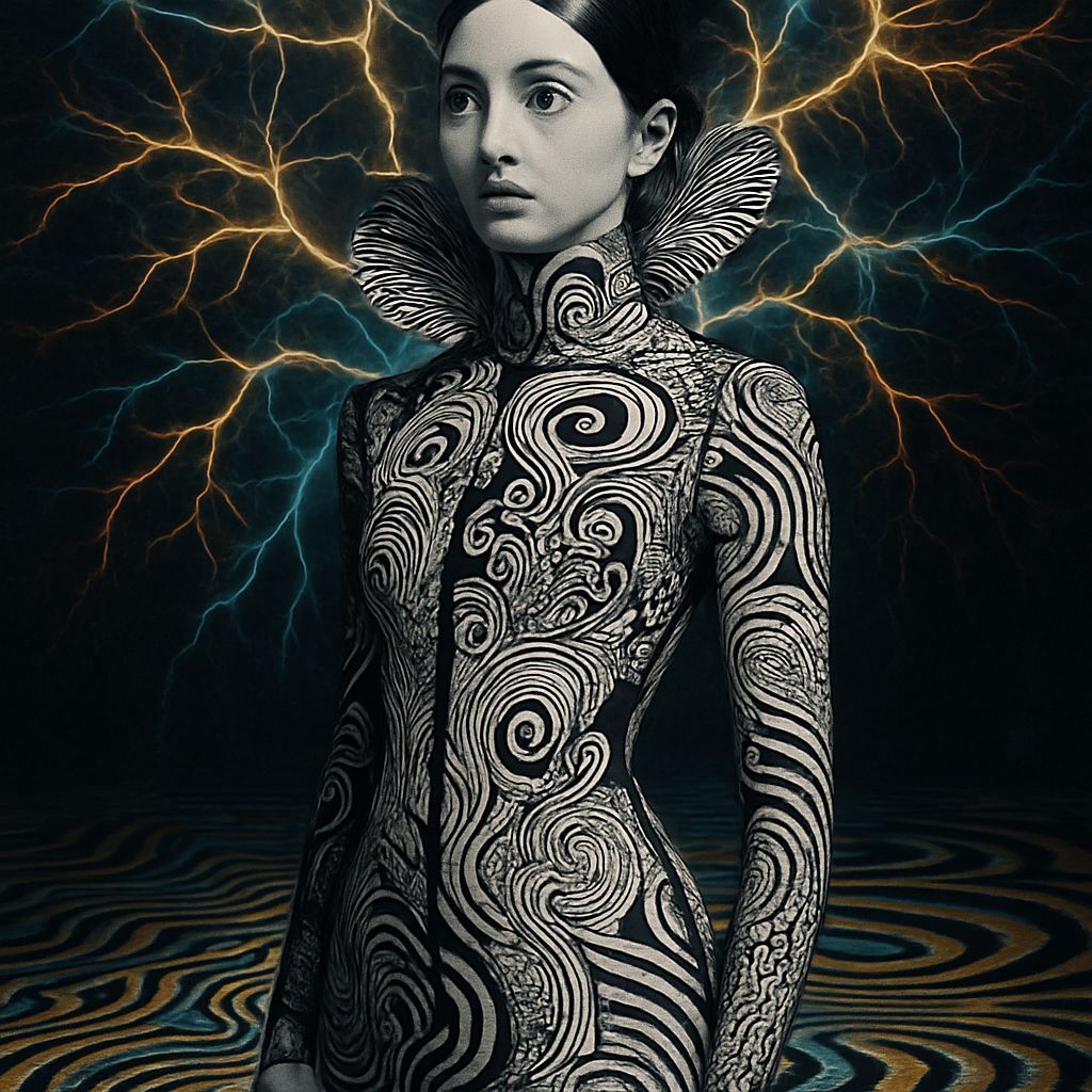 Replicant Wearing the Latest Neuromorphing Fashion