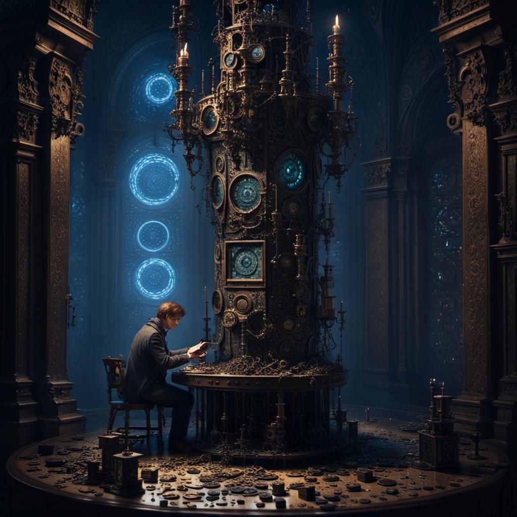 Baroque Still Life of Programmer's Friend