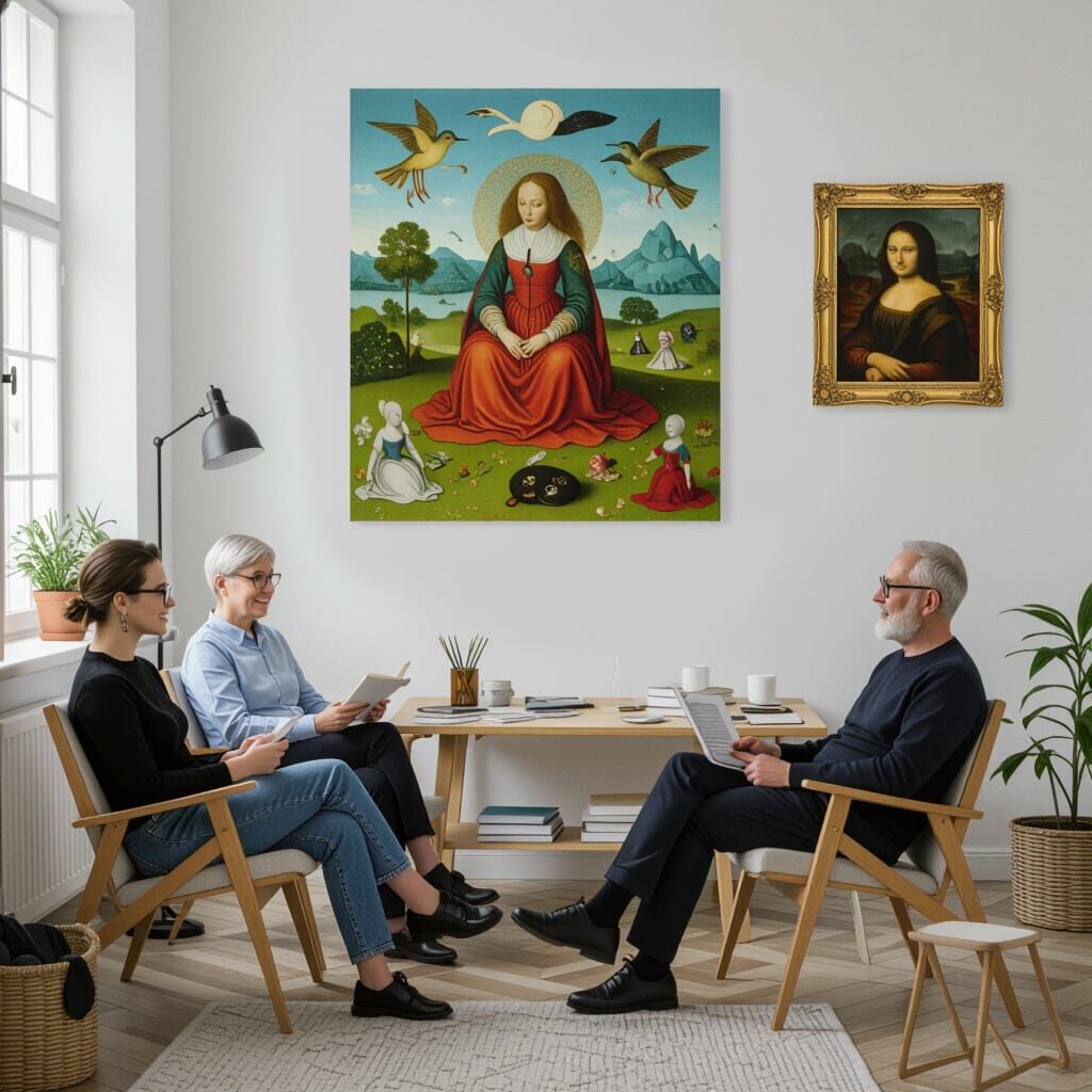 Hieronymus Bosch & Francisco Goya Style Relaxing Chamber