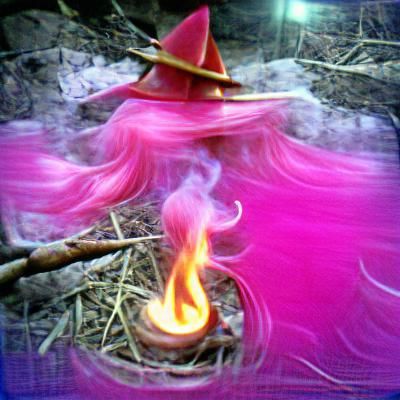 Enchanting Pink Witch's Fire
