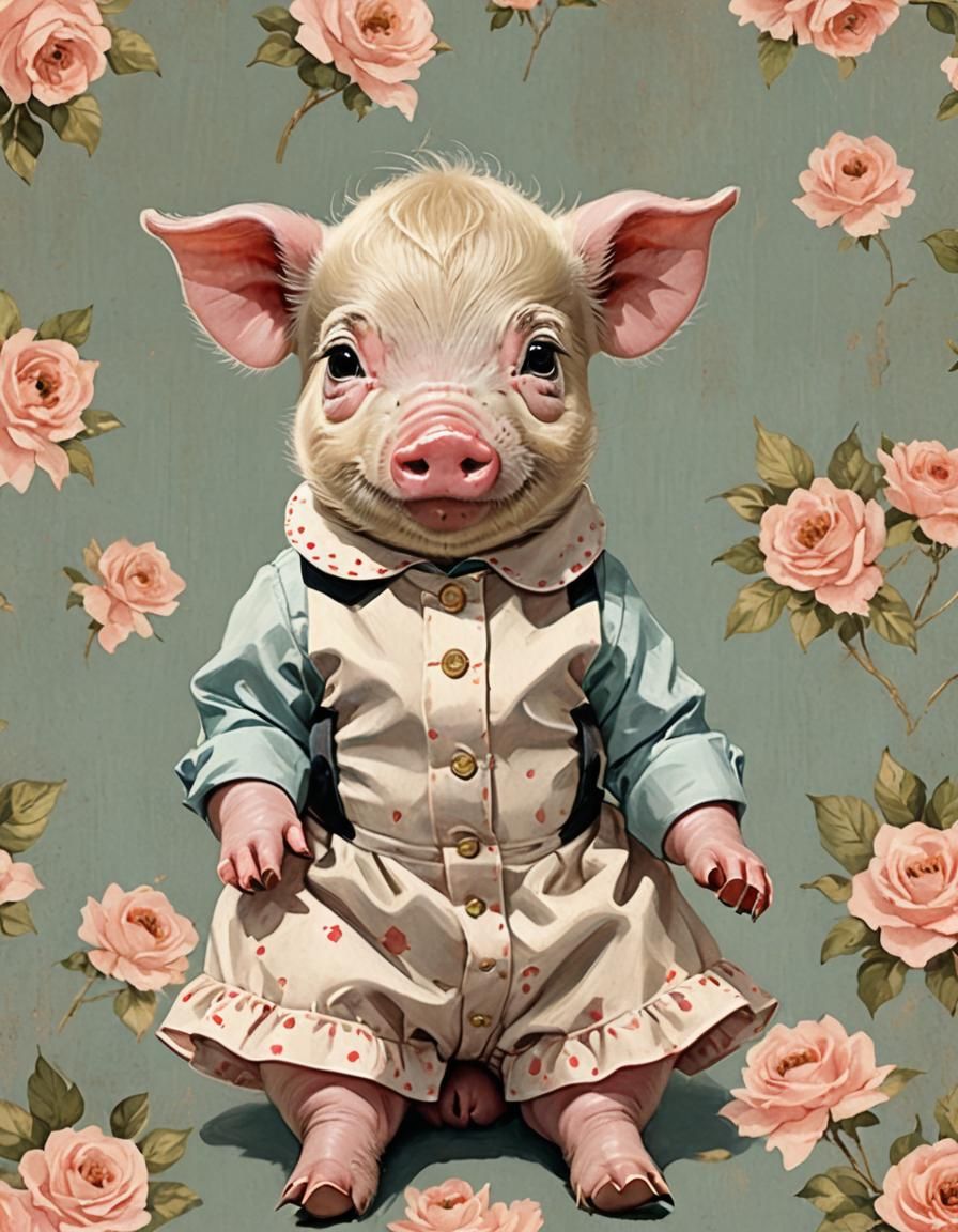 Elegant Piglet in Coby Whitmore Style