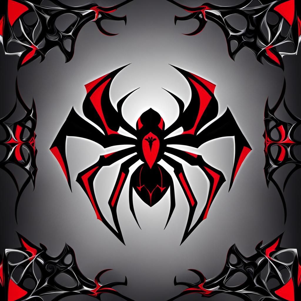 Elegant Art Nouveau Spiderweb Pattern Wallpaper