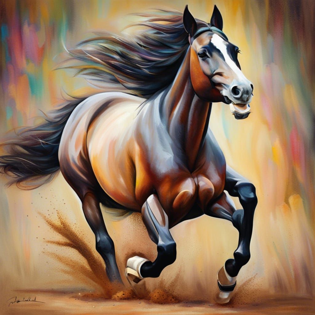 AI Generated Image of Unbridled Joy