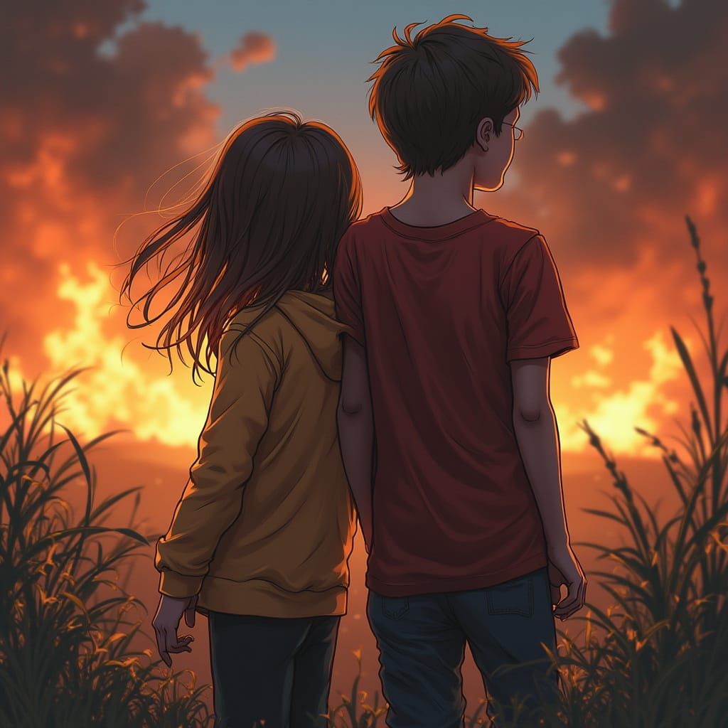 Abstract Image of Fire Damage