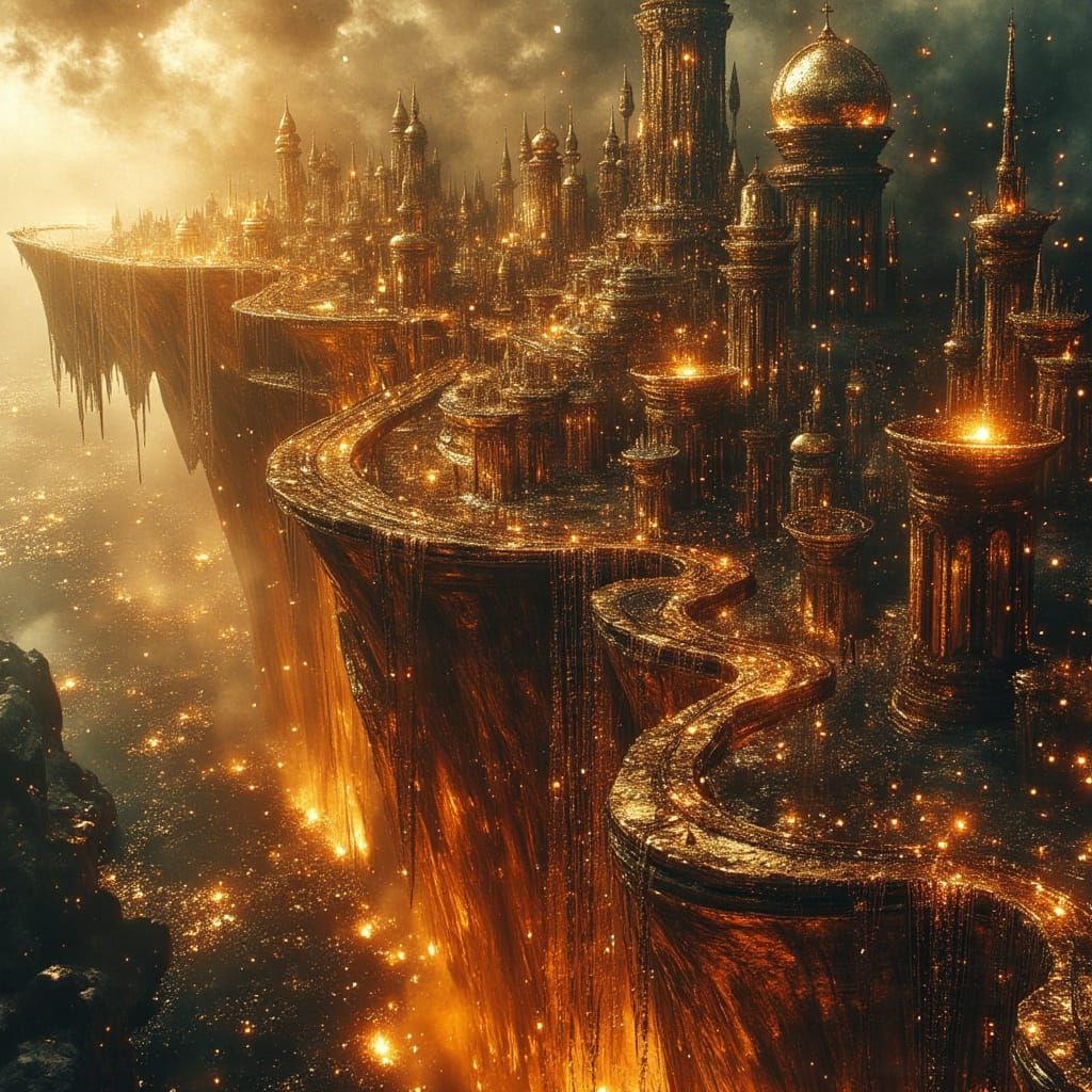 The city of Emberreach glows like a jewel in a sea of ash.