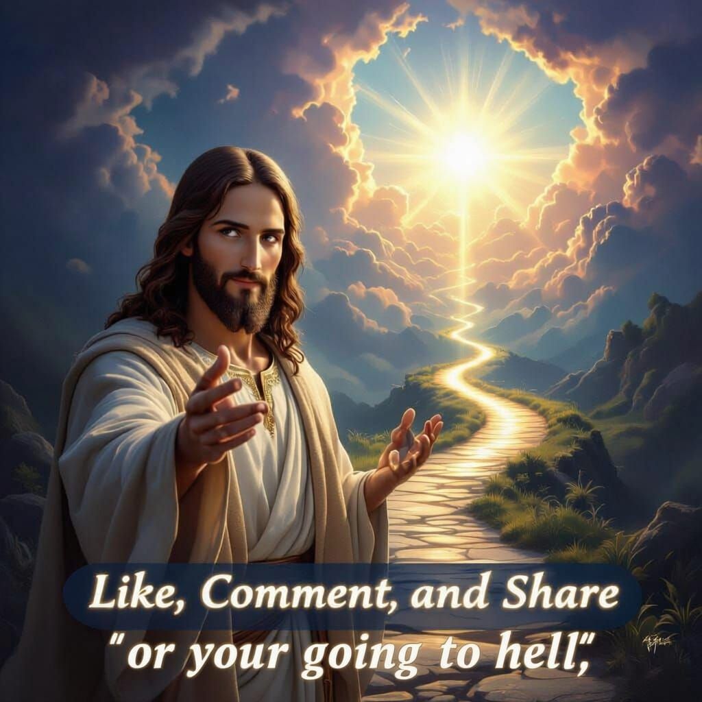 Jesus Asks For Likes, Comments, and Shares