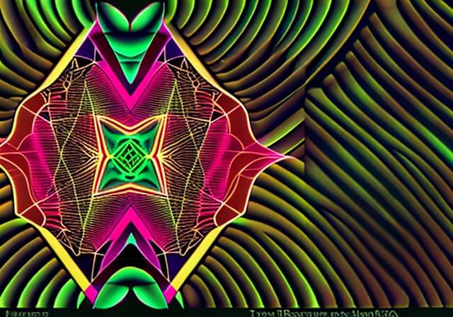 Cymatic Visualisation: Jade Fractal at Uluru