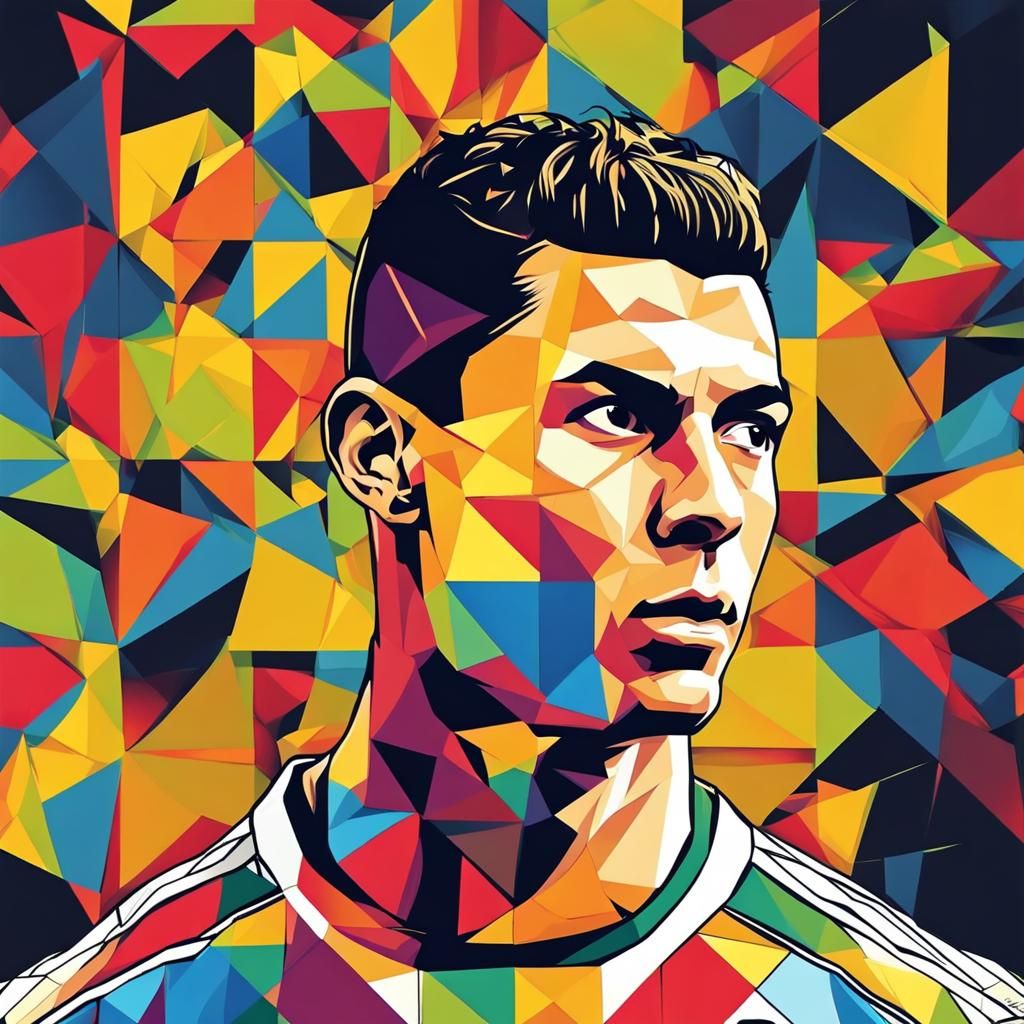Cristiano Ronaldo Pop-Art Portrait