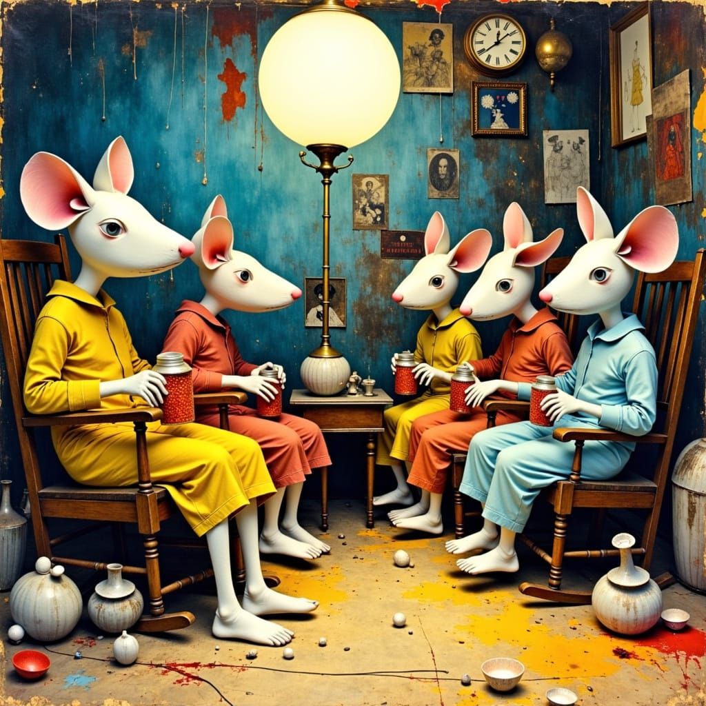 Vibrant Berzerker Doormice in Morning Mayhem