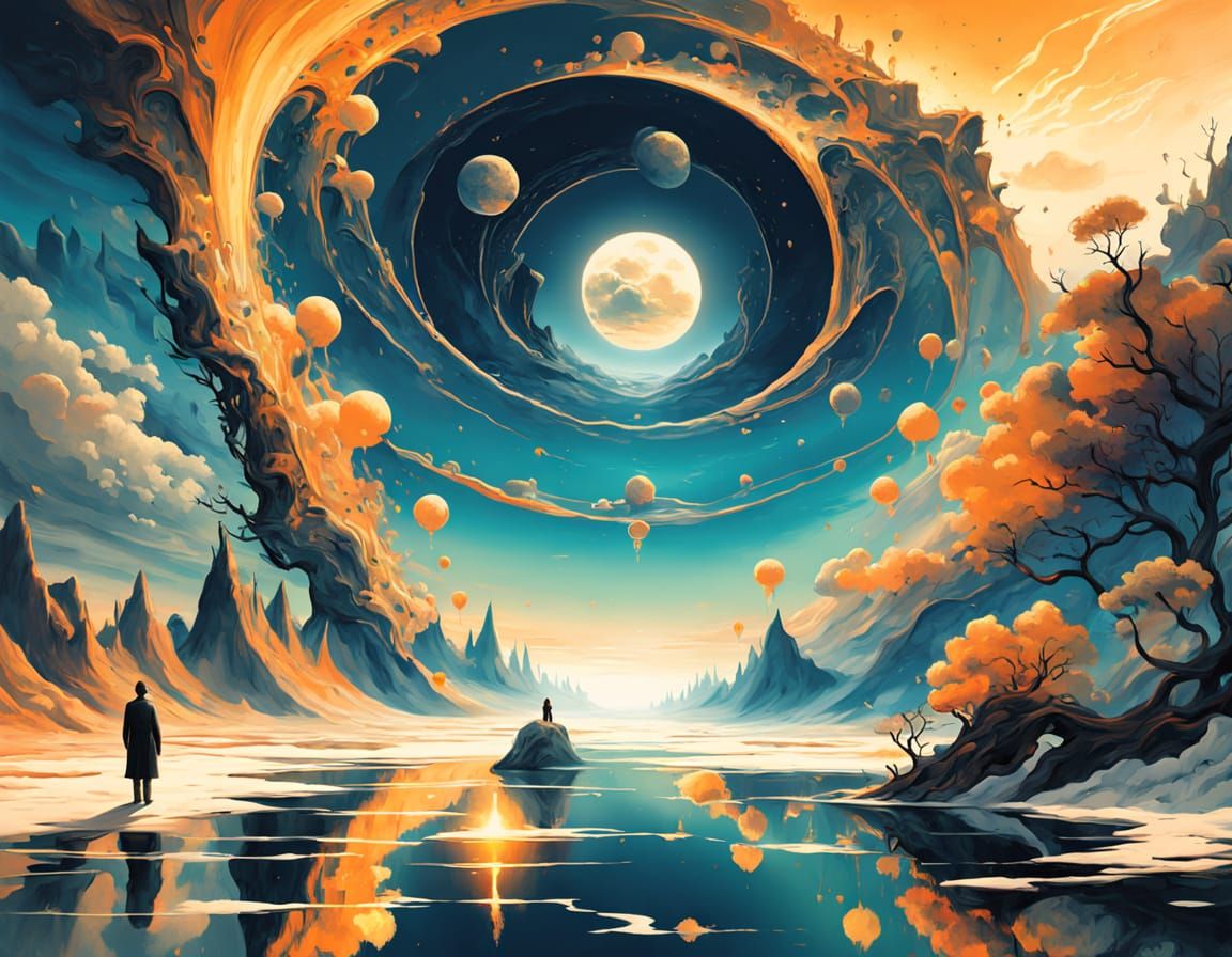 Surrealist Masterpiece of Existential Crisis