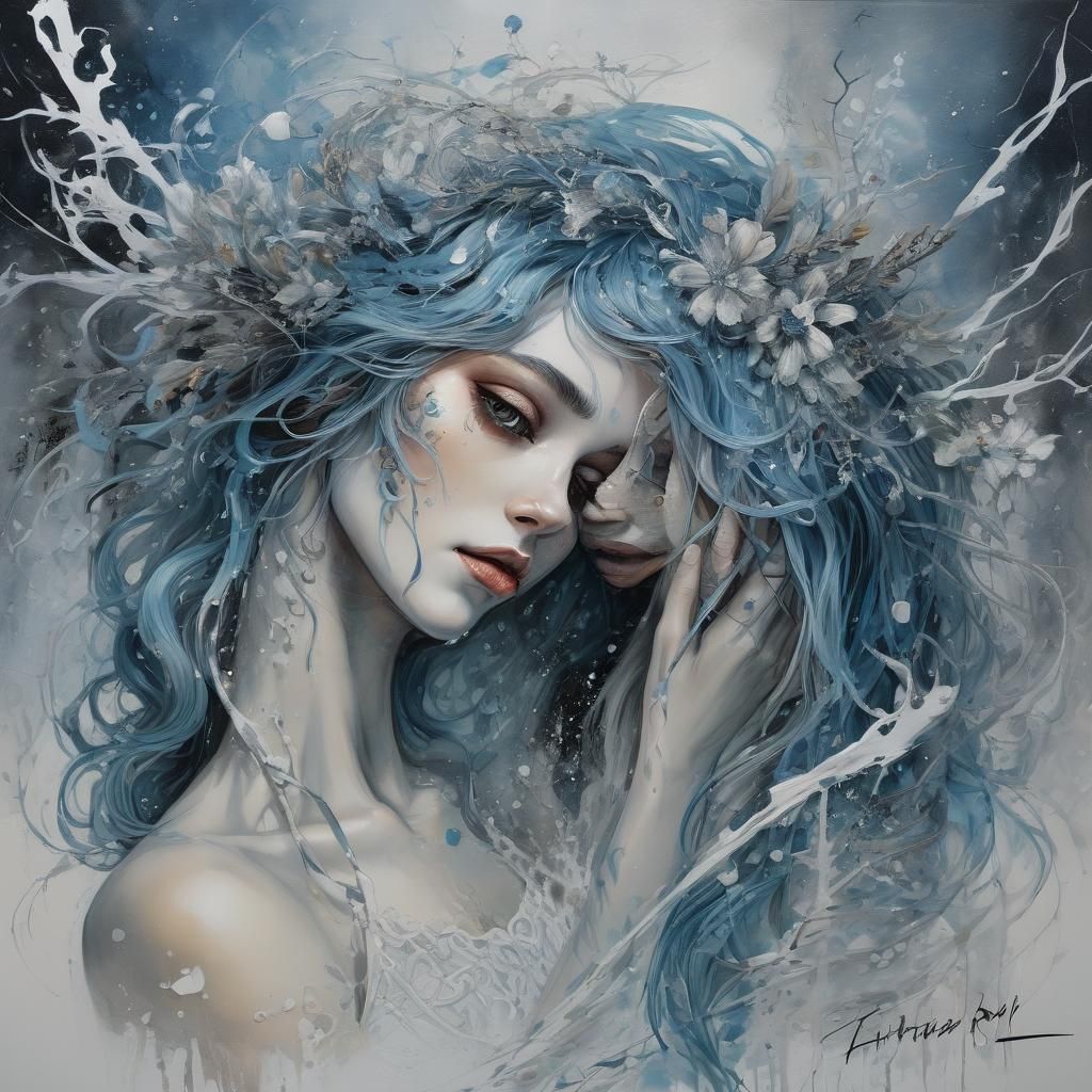 Abstract Painting Generated with AI