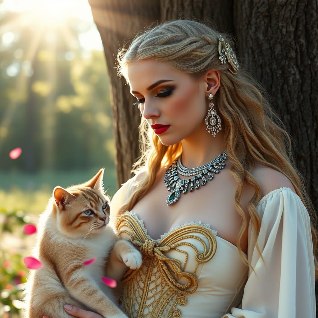 Goddess of Autumn in Cinematic Glory