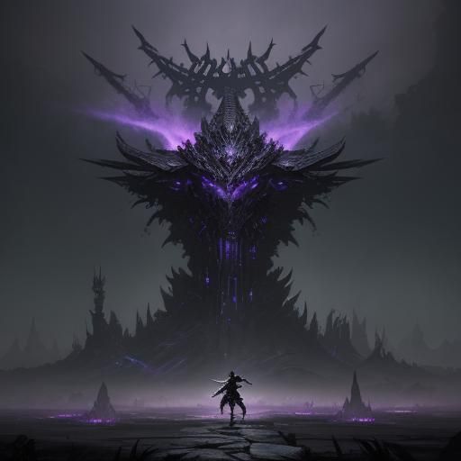 Dark Fantasy Warrior in Greg Rutkowski Style