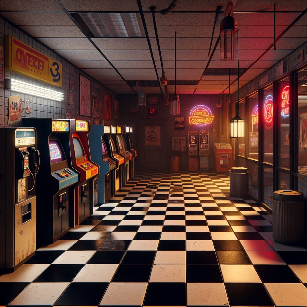 Eerily Quiet 90's Liminal Space