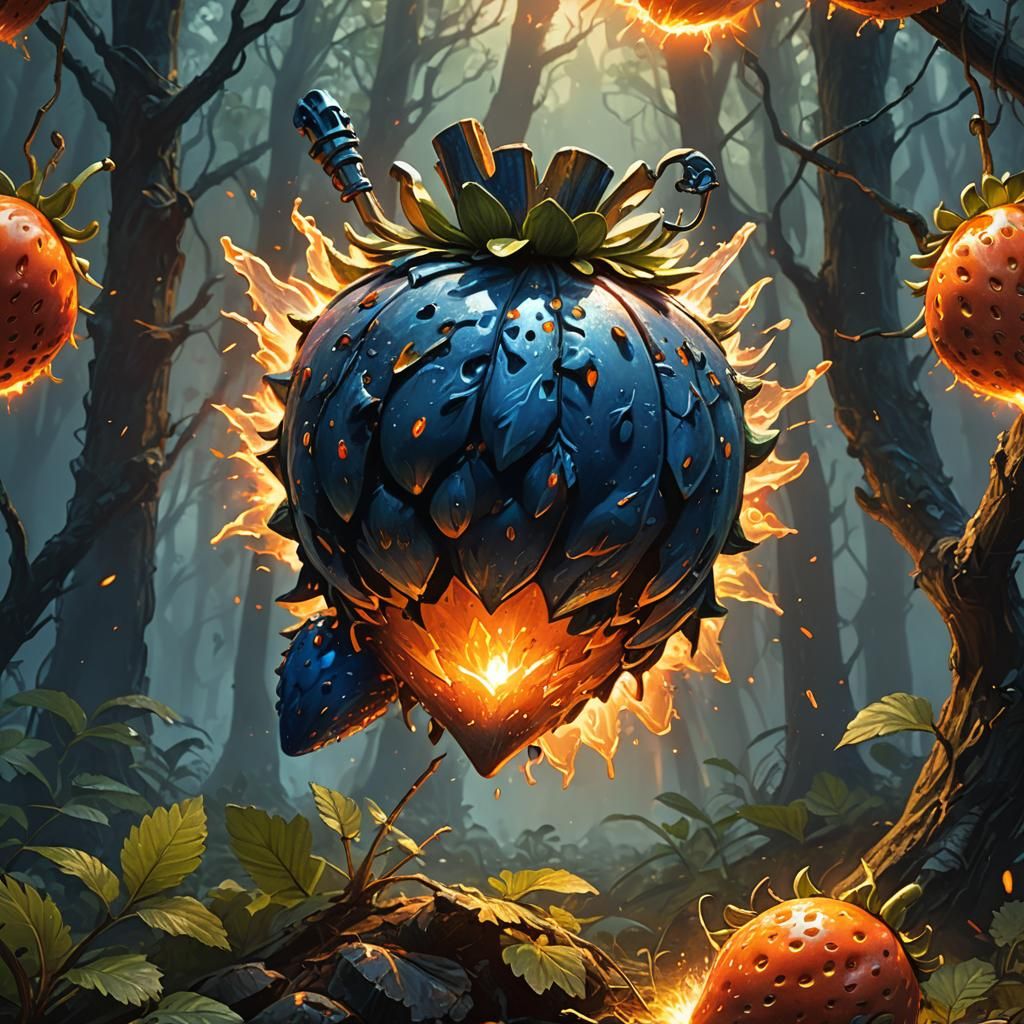 Strawberry Grenade Explodes in Mystical Forest