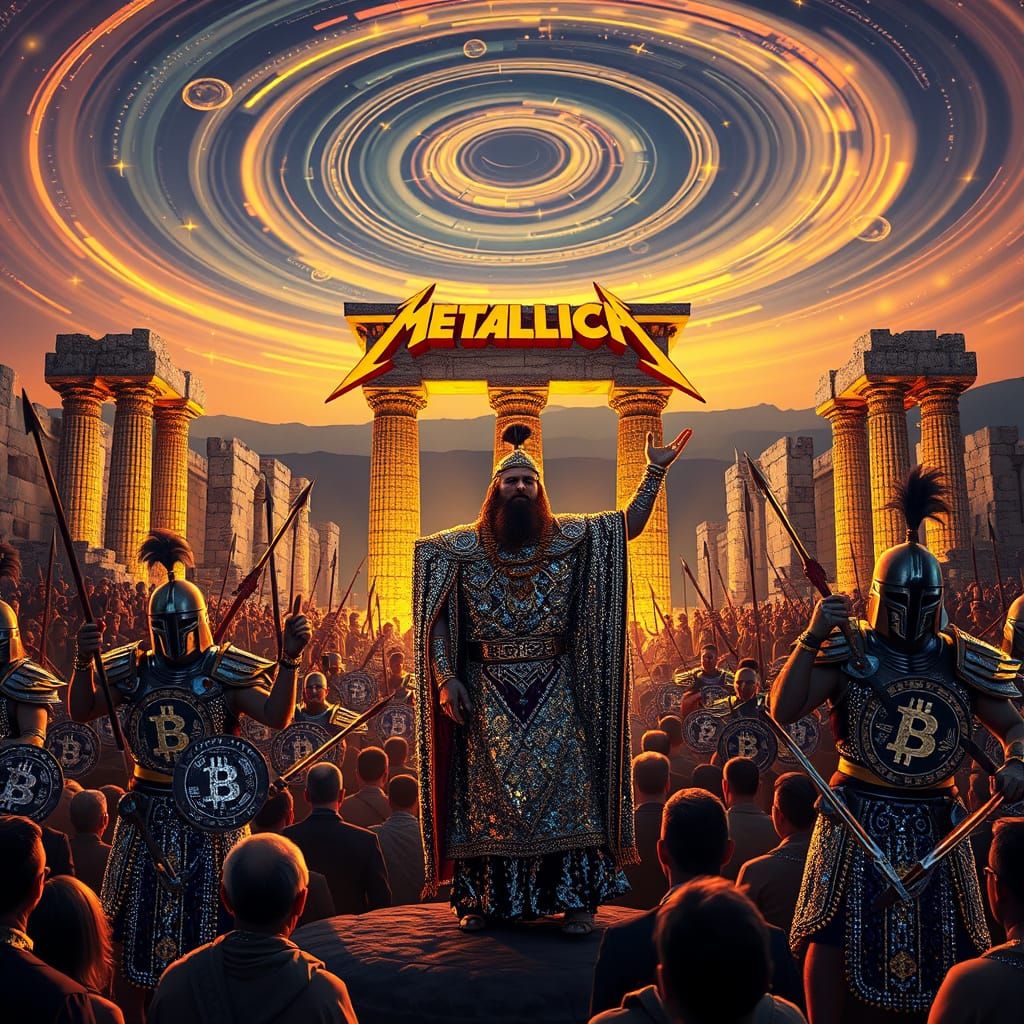 Cyberpunk Concert at Ancient Ruins