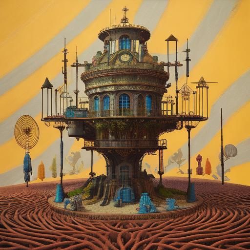 Cinematic Scene in Golden Age Illustration Style