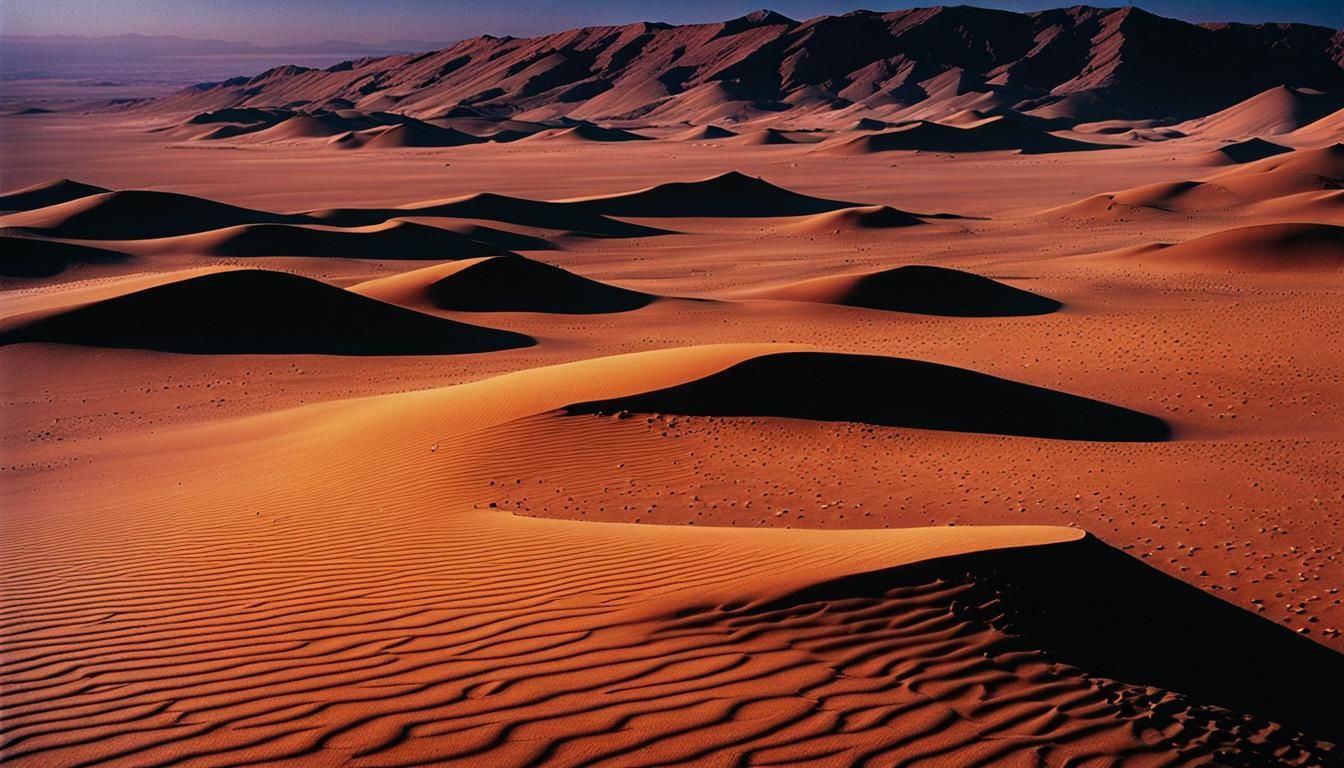 Mars Surface: Detailed Color Photography on Kodak Film