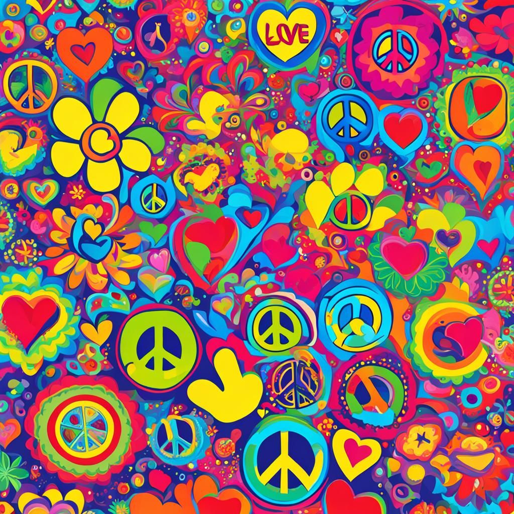 AI Interpretation of Peace and Love