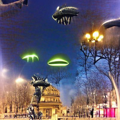 Paris Under Attack: An Alien Invasion