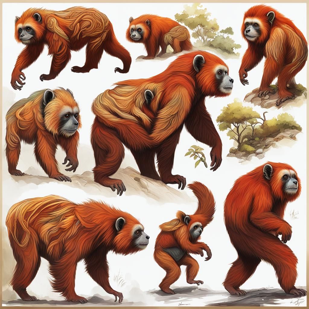 Alien Exoplanet with Speculative Creatures