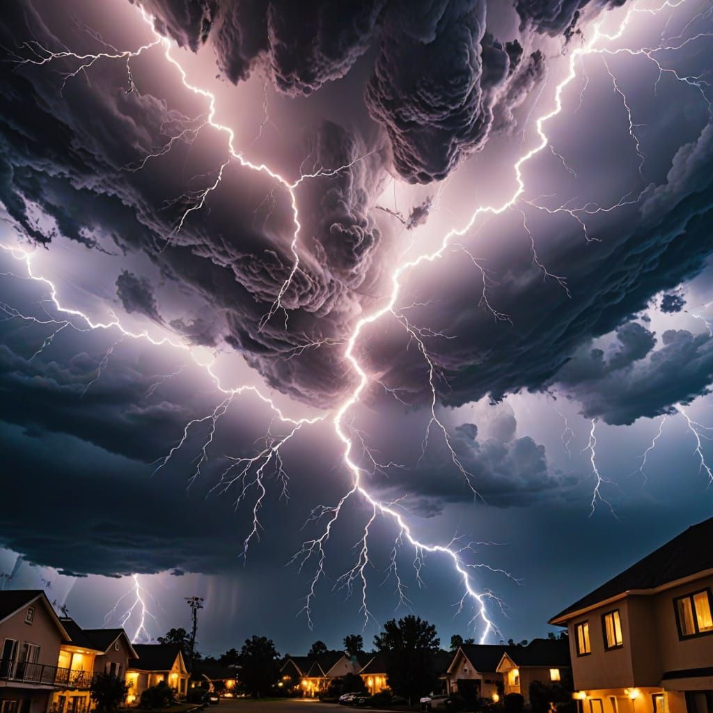 Fantasy Inverted Lightning Storm