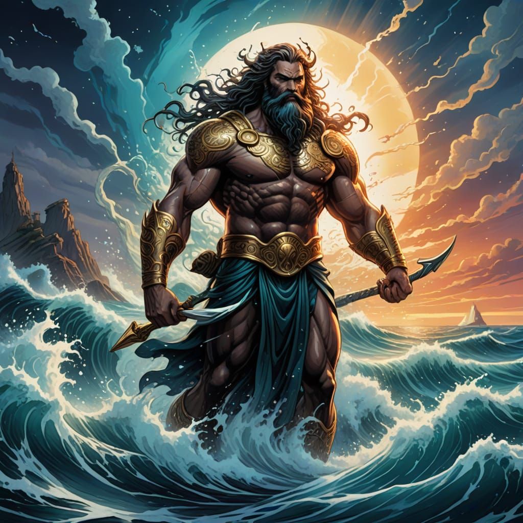 Majestic Poseidon King of the Seas