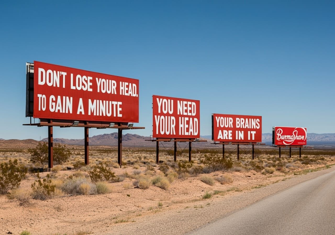 Vintage Desert Billboard Series