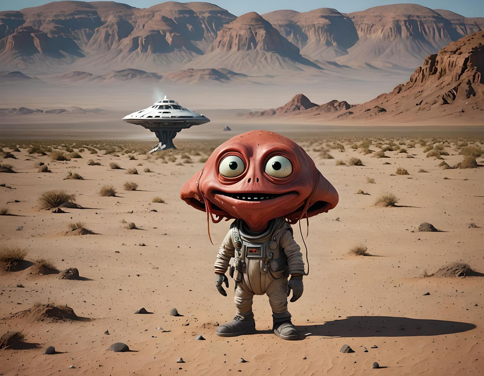 Spork, finally sees his first Earth-Woman