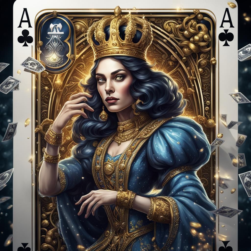 Queen of clubs