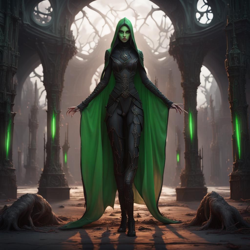 Baobhan Sith Vampire Witch Fantasy Concept Art