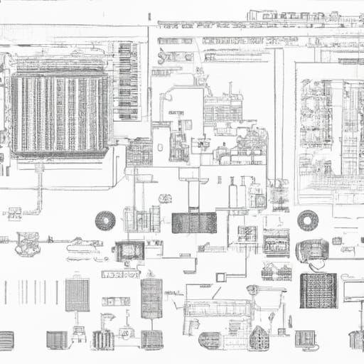 Commodore 64 Blueprint: Pen and Ink Drawing