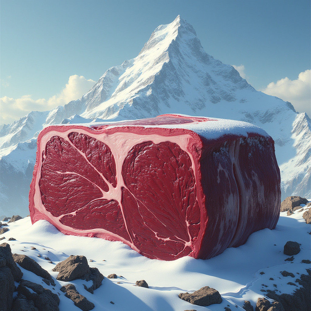 Rare Roast Beef Engulfs Mont Blanc Peak