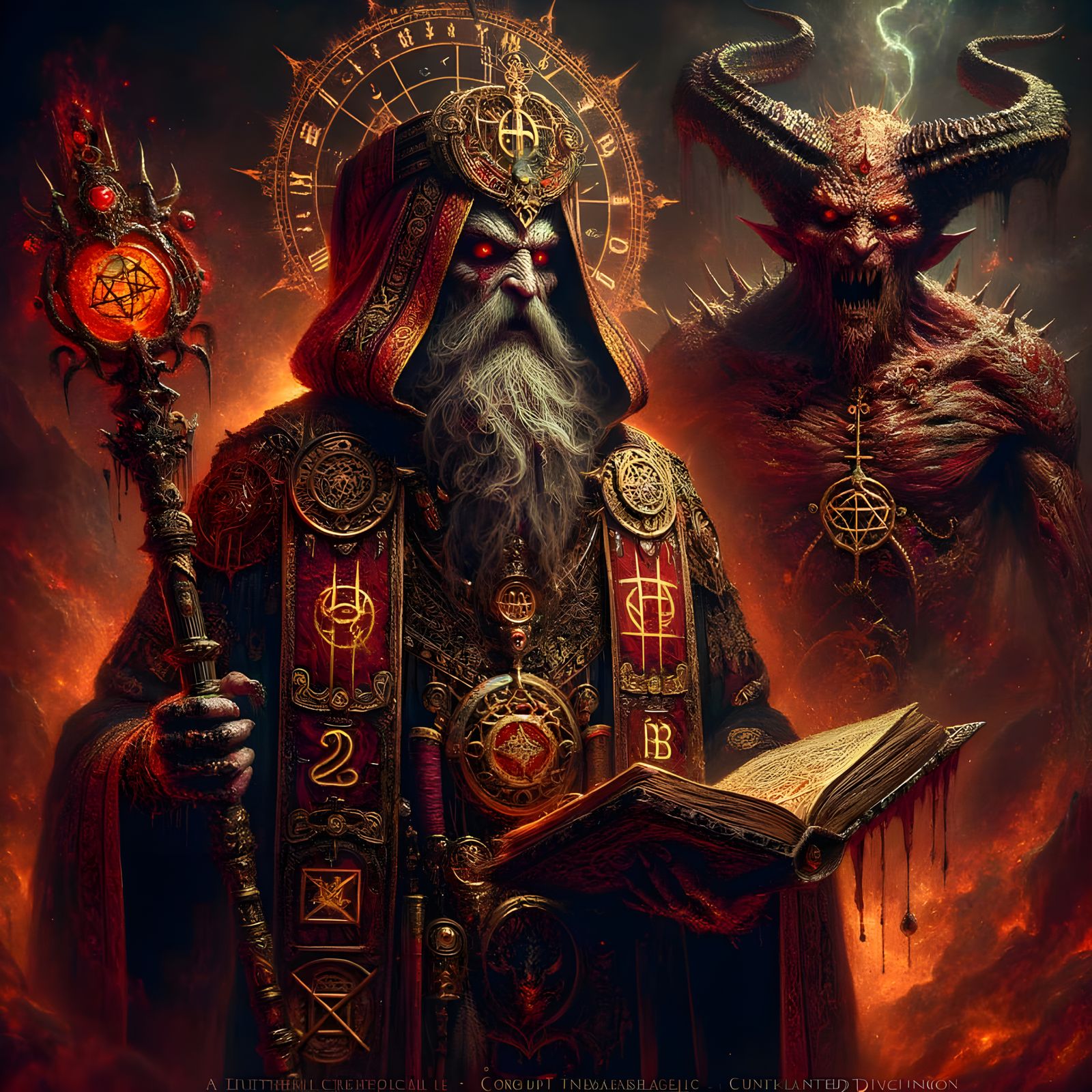 Imposing Archmagi with Hellish Symbols