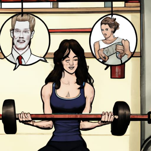 Robin Tunney at the gym