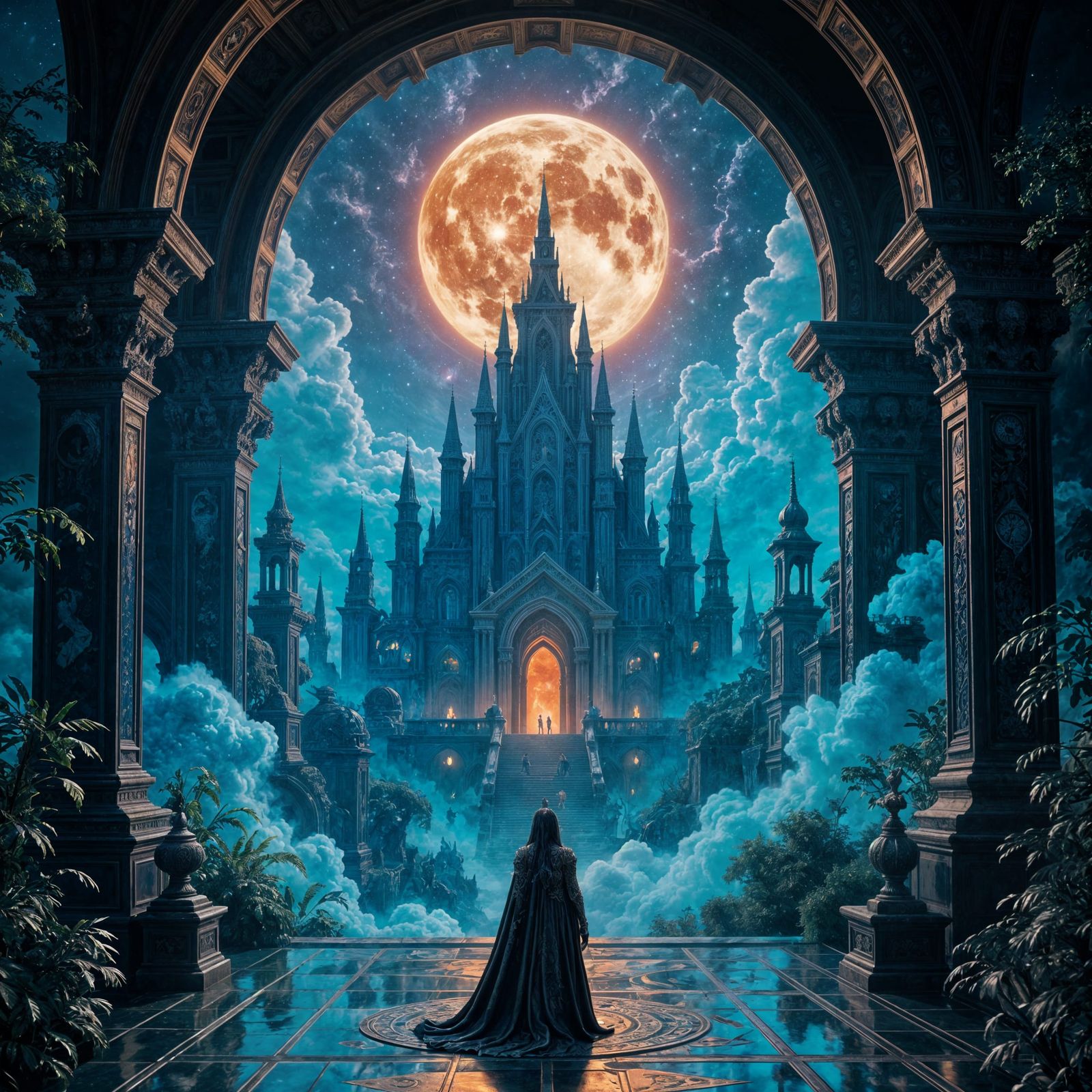 Alien Desert Landscape Matte Painting