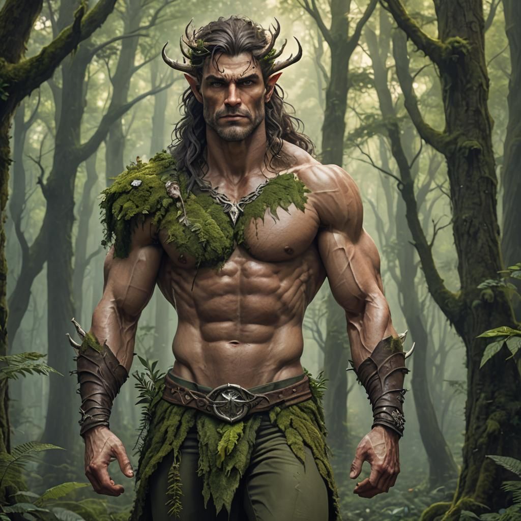 Fierce Forest Fae Guardian: Cynical Protector