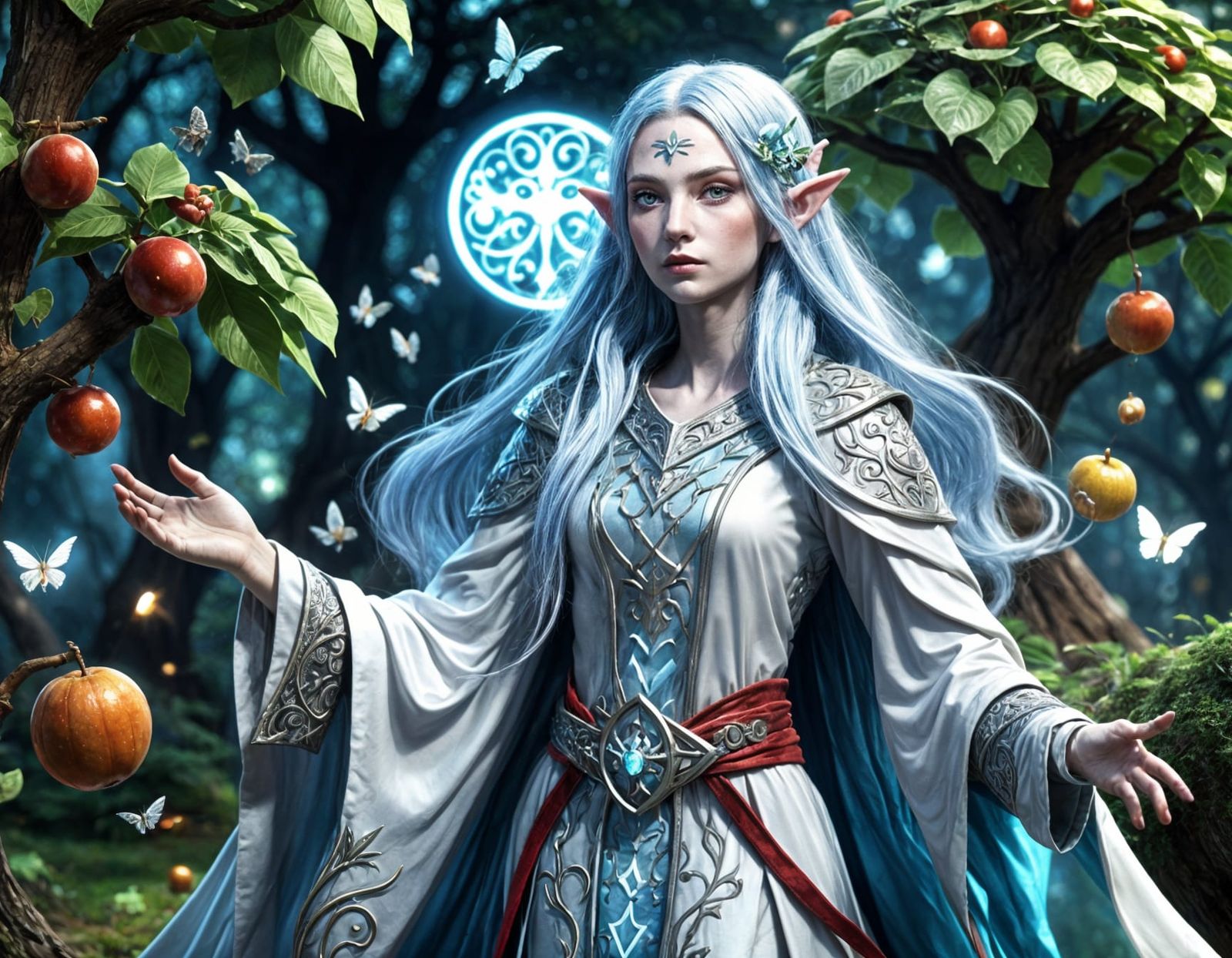 Enchanted Forest: Elves and Fairies in Harmony