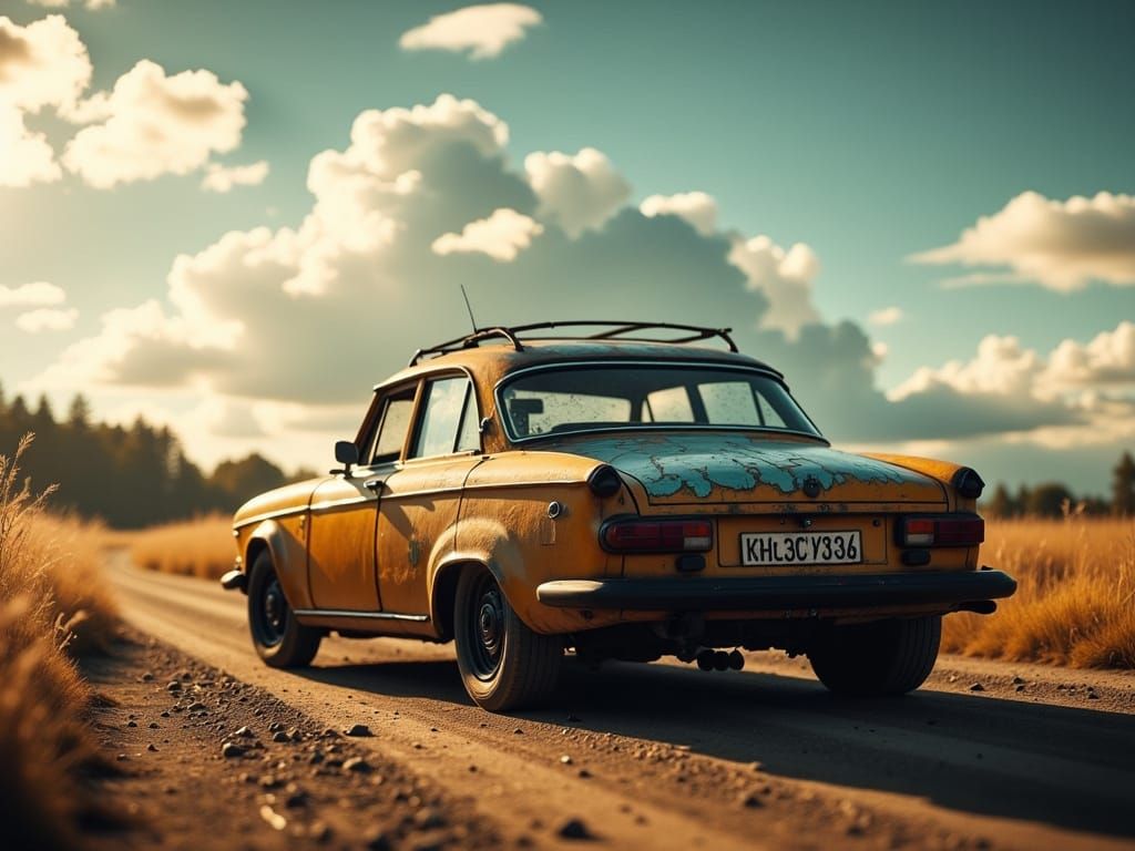 Weird and funky car