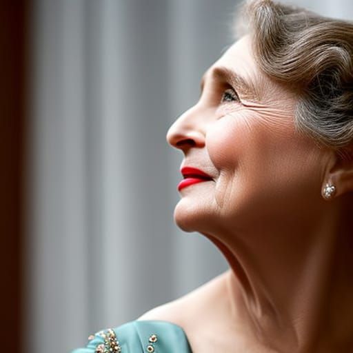 Helen Keller Portrait in Natural Lighting