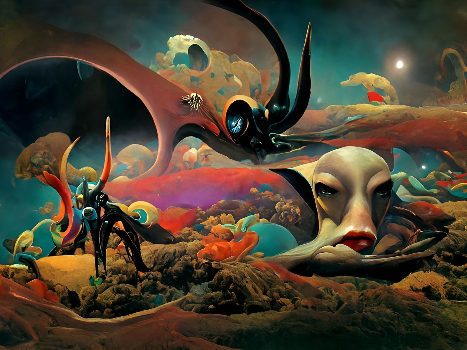 Dream Logic Aesthetic Digital Painting in 8k