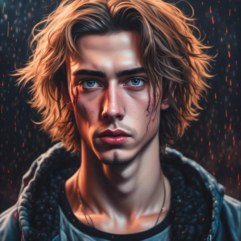 Handsome Lad as 90s Horror Star