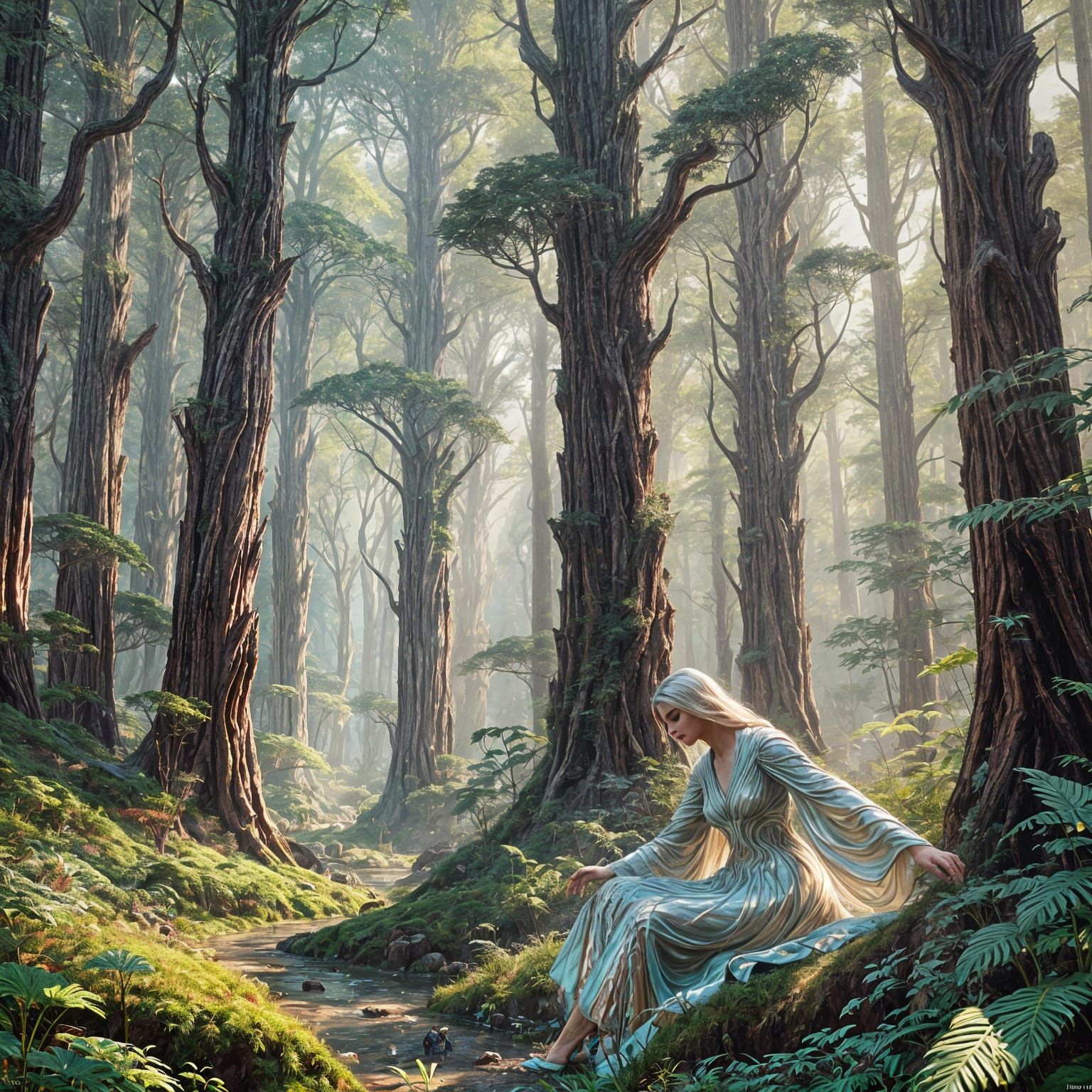 Smooth Movement in Detailed Fantasy Concept Art