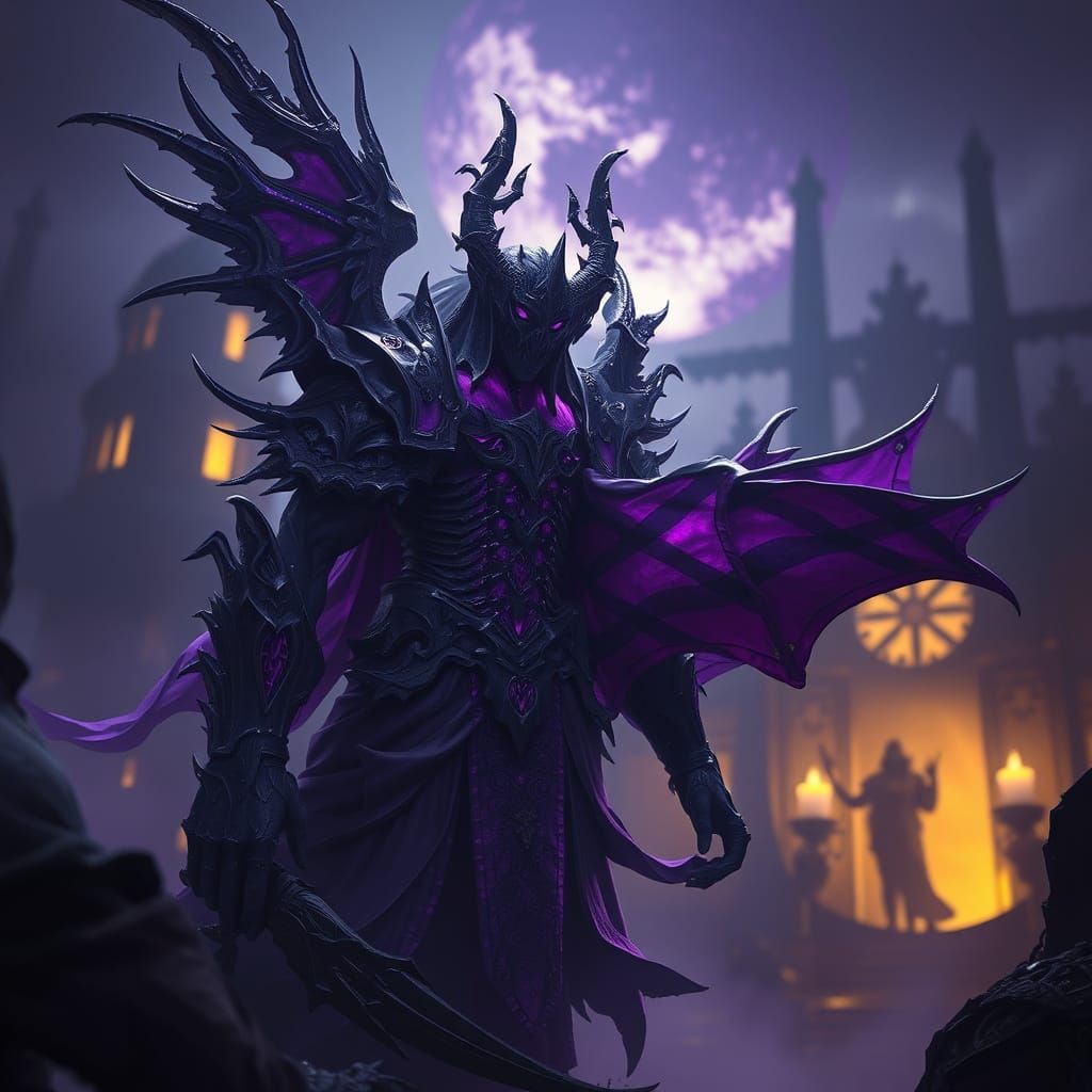 Dark Fantasy Scene in Trending Artstation Style