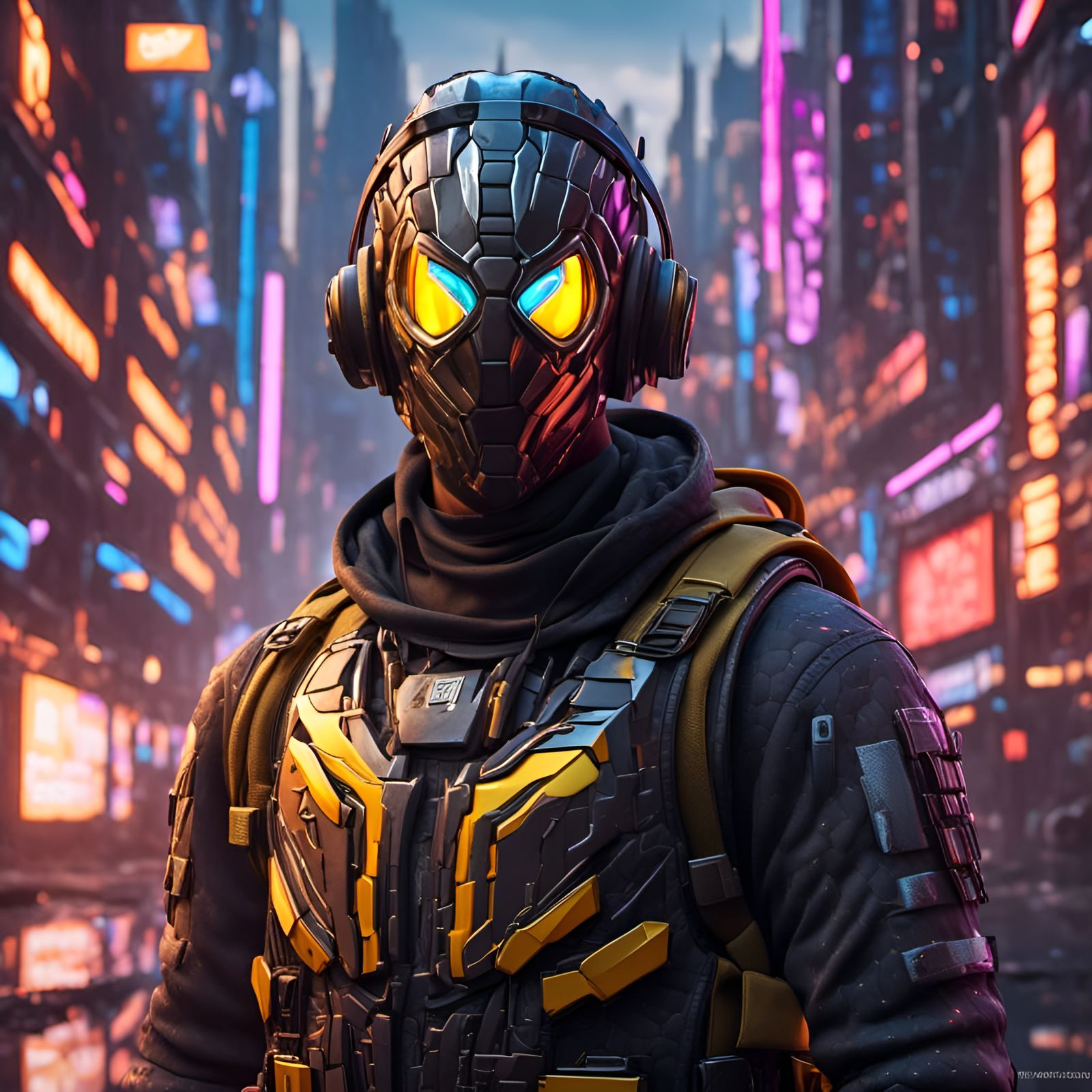 Hyperdetailed Fortnite Character Portrait in 8K