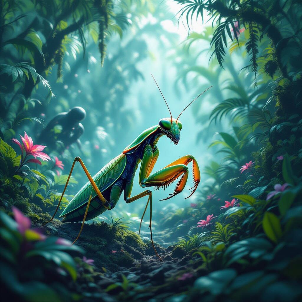 A scout mantis