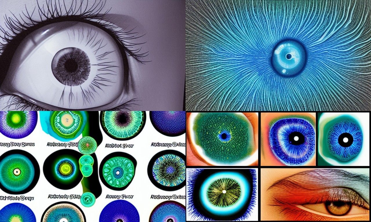 Iridology Image Generated by AI