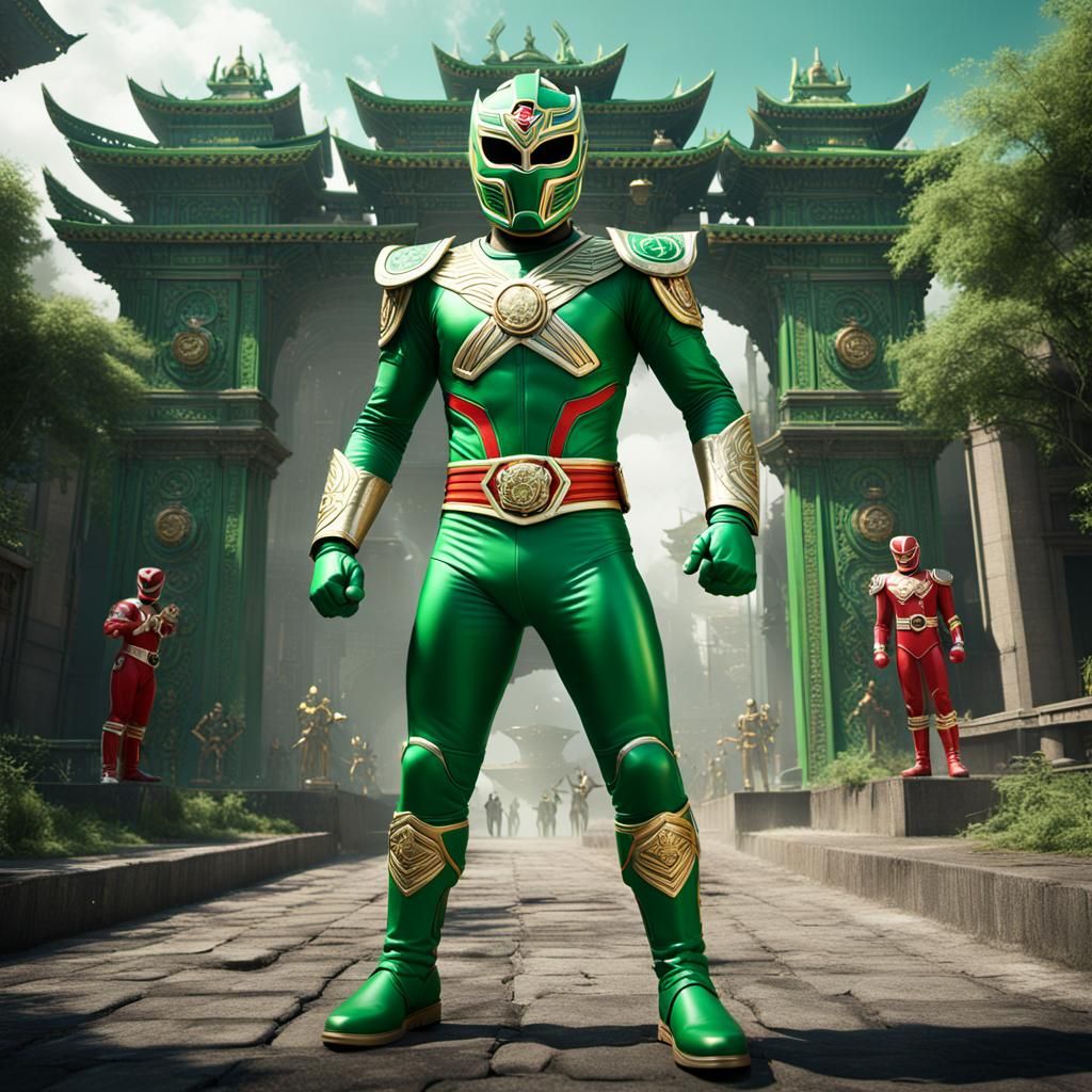 Super Sentai Lucha Libre Villain in Mexico City